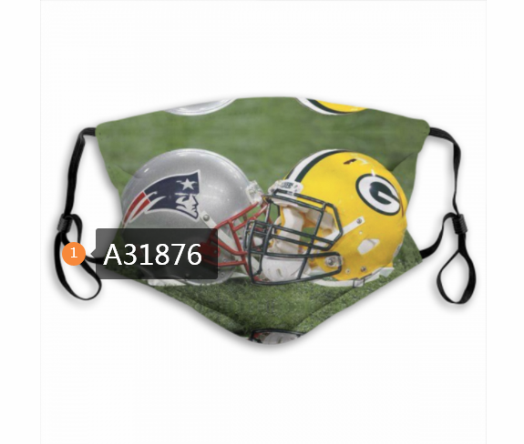 NFL Green Bay Packers 762020 Dust mask with filter->nfl dust mask->Sports Accessory